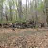 Stone house ruins along the Ruins Carriage Road.
