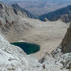 Gorgeous views abound while climbing Mt. Whitney's Mountaineer's Route.