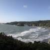 Trinidad State Beach is quite beautiful from the Trinidad Head Trail.
