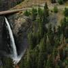 Bear Creek Falls cascades in all its spring glory.