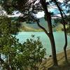 There's a nice beach at Dave's Bay, a campground on the Queen Charlotte Track.