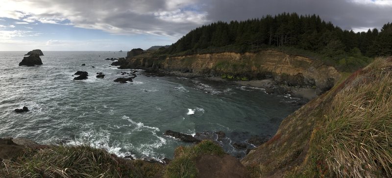The view from Megwil Point is spectacular in the afternoon light.