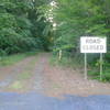 This is the entrance to the southern end of the "Road Closed" Trail.