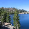 Island Lake is a great place to take a rest along the Crooked Lakes Trail.