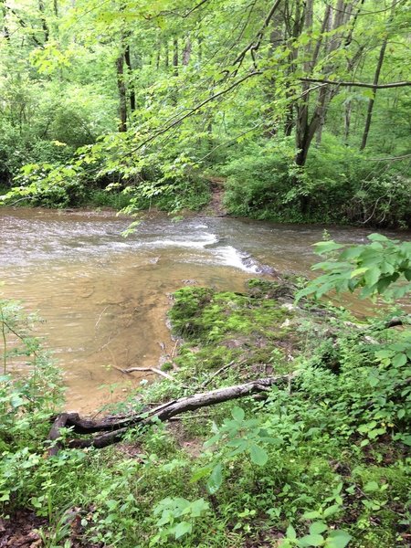 This is the first crossing of Big Pipe Creek.