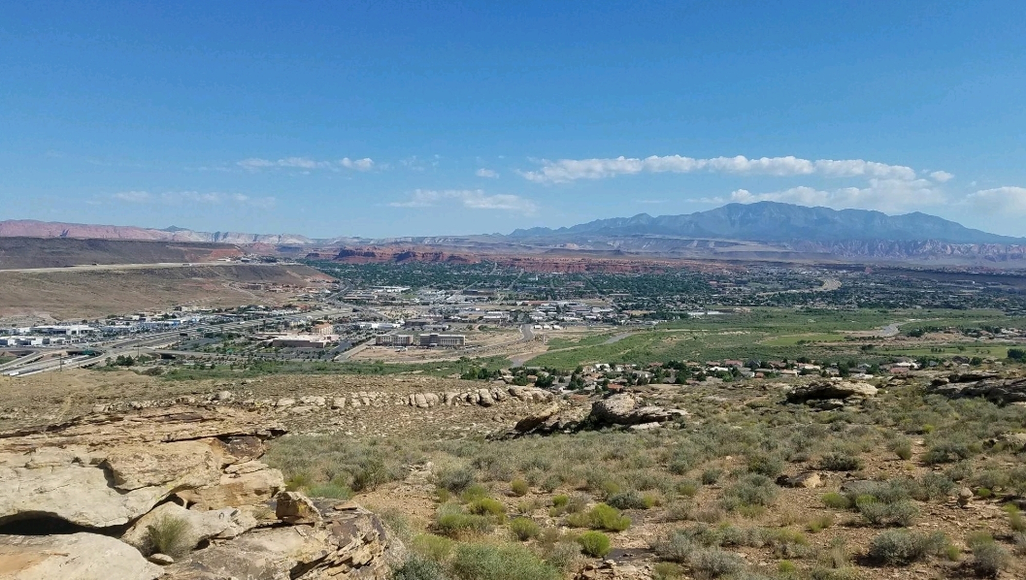 Enjoy an expansive overlook of St. George and Pine Valley ...
