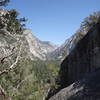 The Bubbs Creek Trail touts spectacular mountain views!
