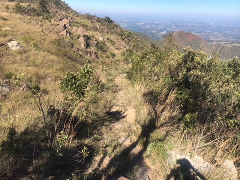 Boi Preto/Slaves Trail travels through pleasant mountaintop grasses to gorgeous views.