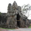 South Gate (looking south) of Angkor Thom.