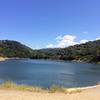 View of Guadalupe Reservoir from the Quicksilver -McAbee Loop.