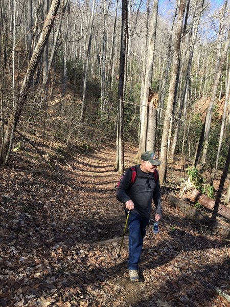 The Smokemont Loop Trail serves up a steep climb that adds up to a lot of work for a short trail.