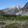 Kid Mountain (~11,860 ft) is beautiful when viewed from near the Baker Creek Trail junction.