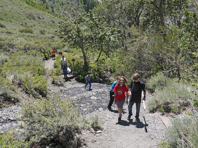 Convict Lake is an easy hike for young kids.