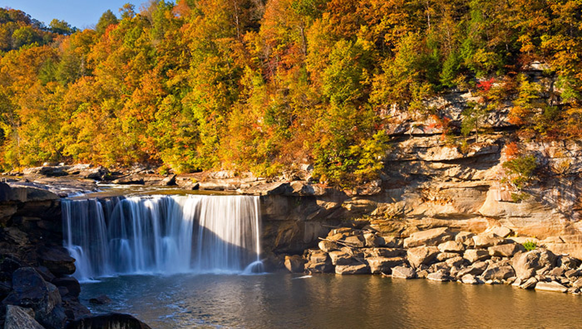 Cumberland Falls In The Autumn