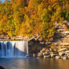 Cumberland Falls in the autumn.