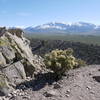 The Sierras are beautiful when seen from Panum Crater.