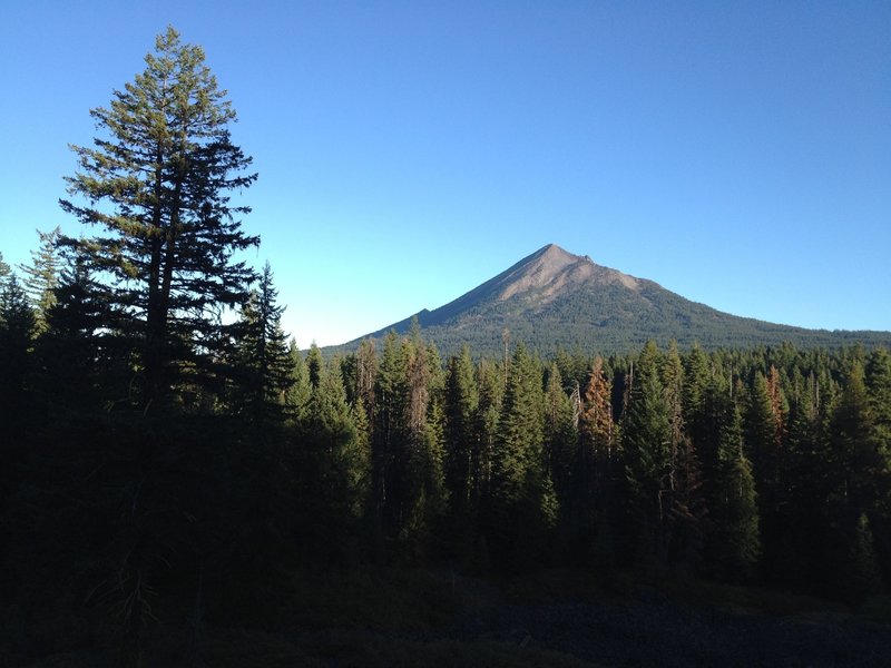 Mt McLoughlin from High Lakes Trail.