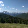Looking south at the Continental Divide.