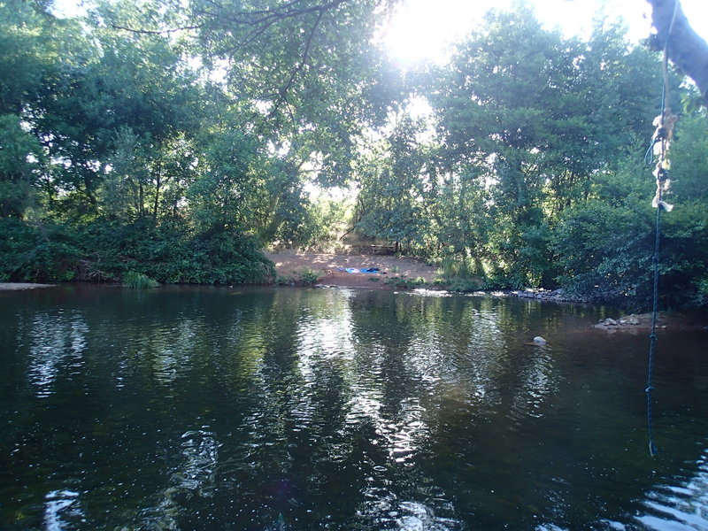 Swimming hole on Oak Creek