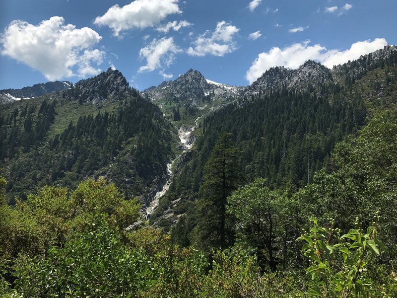 Canyon Creek drainage in Trinity Alps Wilderness