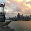 Wandering off the trail at North Avenue Beach yields these incredible views of the Chicago Skyline