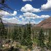 Hades Pass looking at Heart Lake