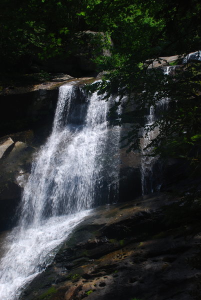 Upper Creek Falls/Jonas Hole/Natural Waterslide, Linville, North Carolina