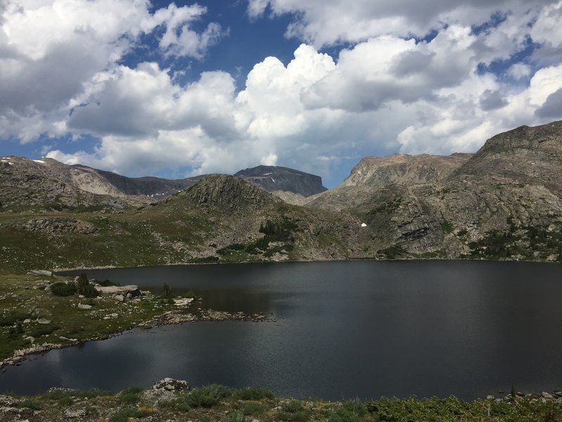 View of summit from Mistymoon Lake!