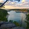 Great view of Rough Hollow arm of Lake Travis...great trail to get down to the water and have lunch and a dip in the lake!