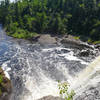 The top of High Falls - be careful!!