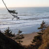Ocean view from Crescent Beach Trail during winter sunset