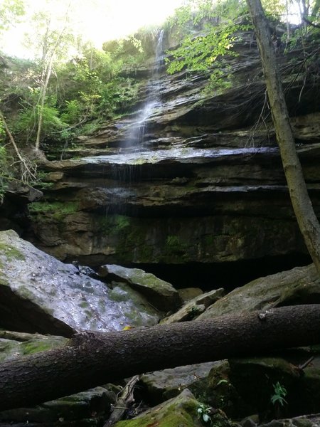 Waterfalls at one end of the Alpha Pass Trail