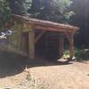 The 'emergency shelter' at Elk Lake has a few rustic bunks. Similar shelters exist at most campsites on the trail.