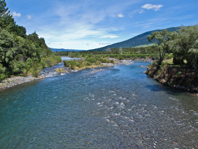 View of the Tongariro River.