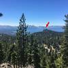Castle Rock and Tahoe Basin seen from Daggetts Loop