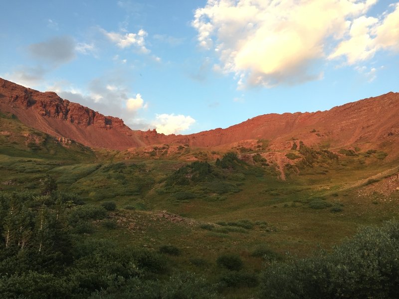 West Maroon Pass sunset.