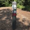 Mile markers posted throughout the park to help you pace your walk/run.