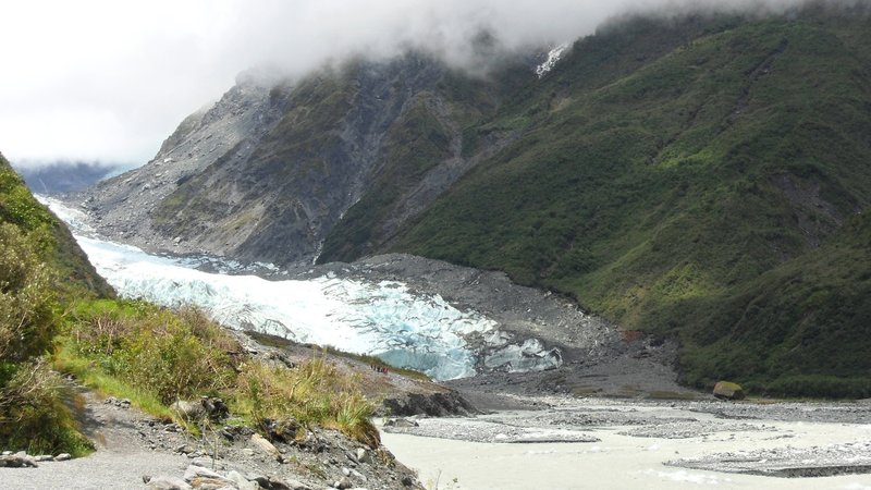 Fox Glacier from the lookout.