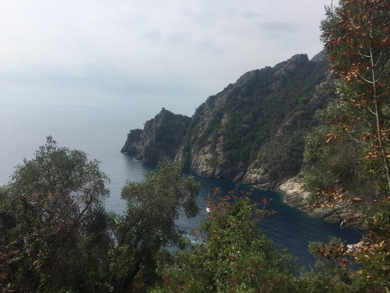 San Fruttuoso to Santa Margherita Hiking Trail, Portofino, Italy