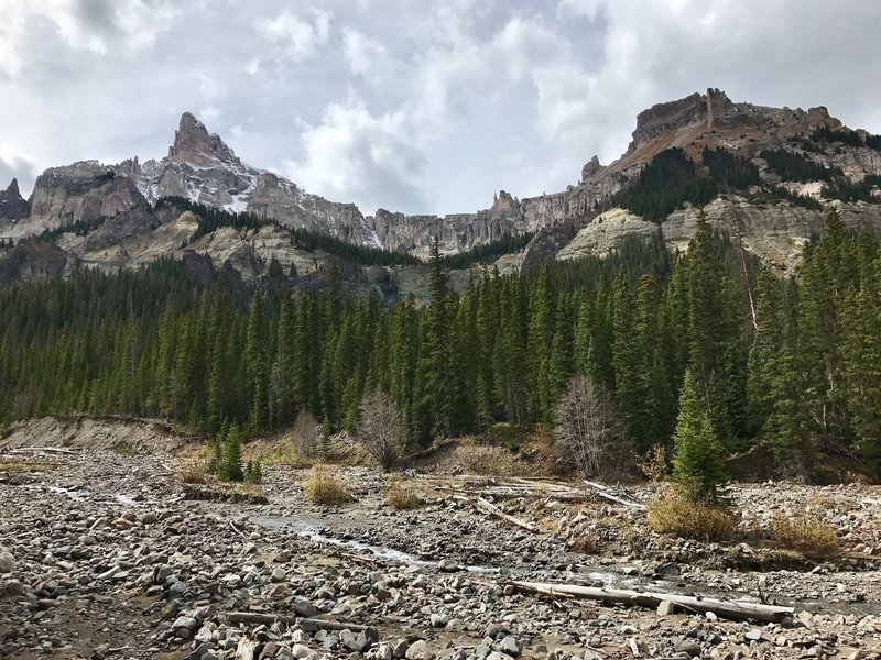 Precipice Peak And Mt. Dunsinane Tower Over The Middle Fork Valley And 