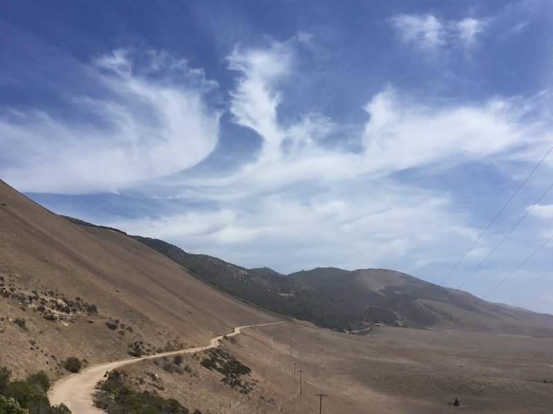 Sky at windy point - point buchon trail.