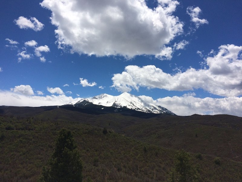 Mount Sopris as viewed from North Porcupine Trail.