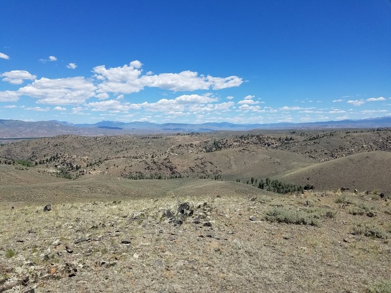 See for miles in the high desert landscape.