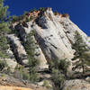 Amazing rock formations next to East Rim Trail.
