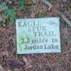 Trail Stone marker.