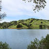 Briones Reservoir from Oursan Trail.
