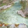 Vivid colors in the main hot spring stream