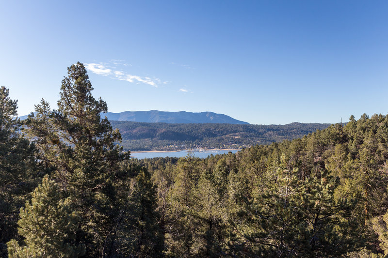 Big Bear Lake from Cougar Crest Trail