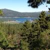 View of Big Bear Lake from Pine Knot Trail or 1E01.