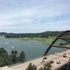 There are excellent views of Lake Travis and the Pennyback Bridge from the overlook